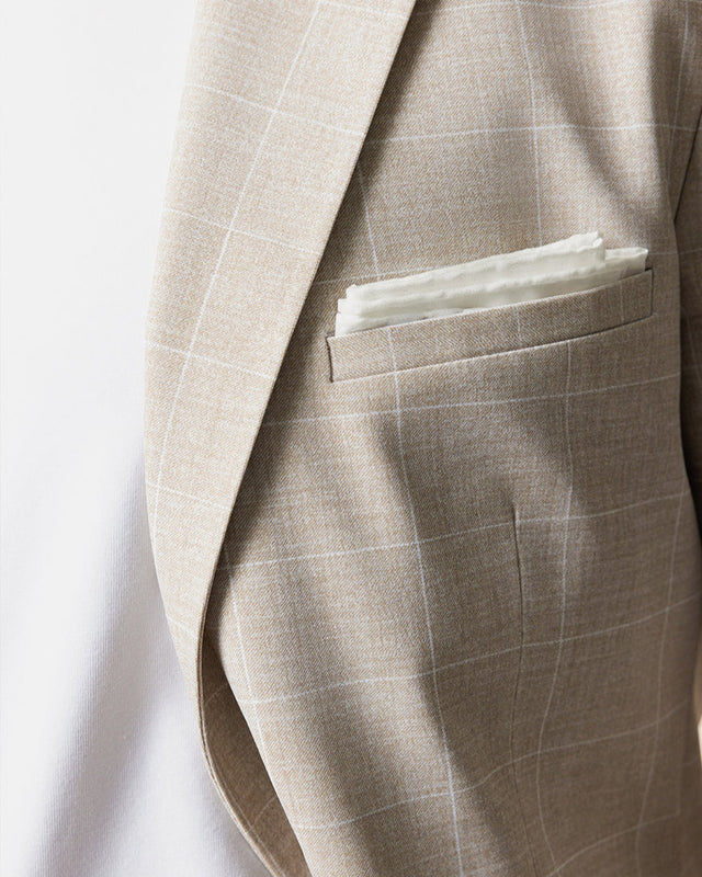 IOS JACKET - BEIGE KARO