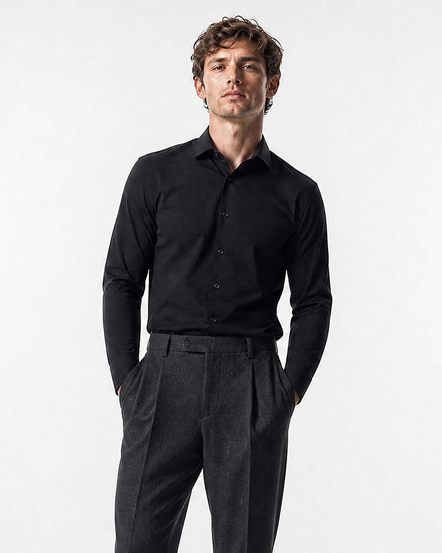 IOS SHIRT - MIDNIGHT BLACK