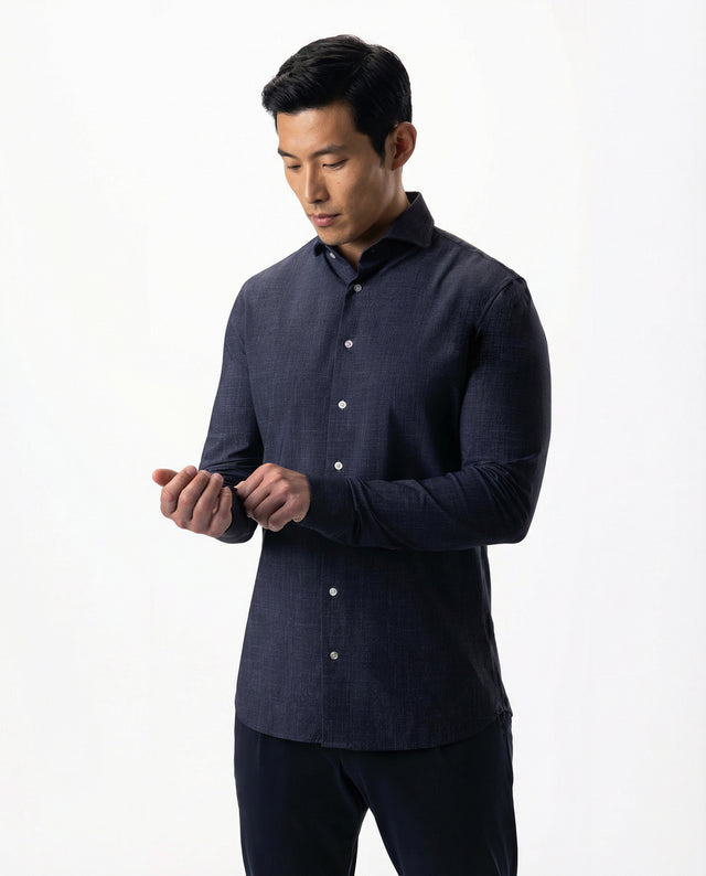 IOS SHIRT - NAVY DENIM