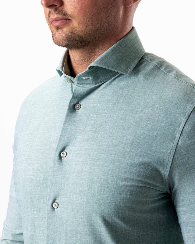 IOS SHIRT - MINT DENIM