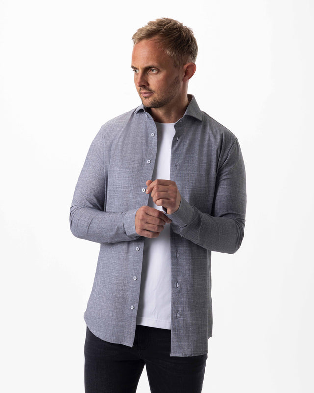 IOS SHIRT - LIGHT GREY DENIM