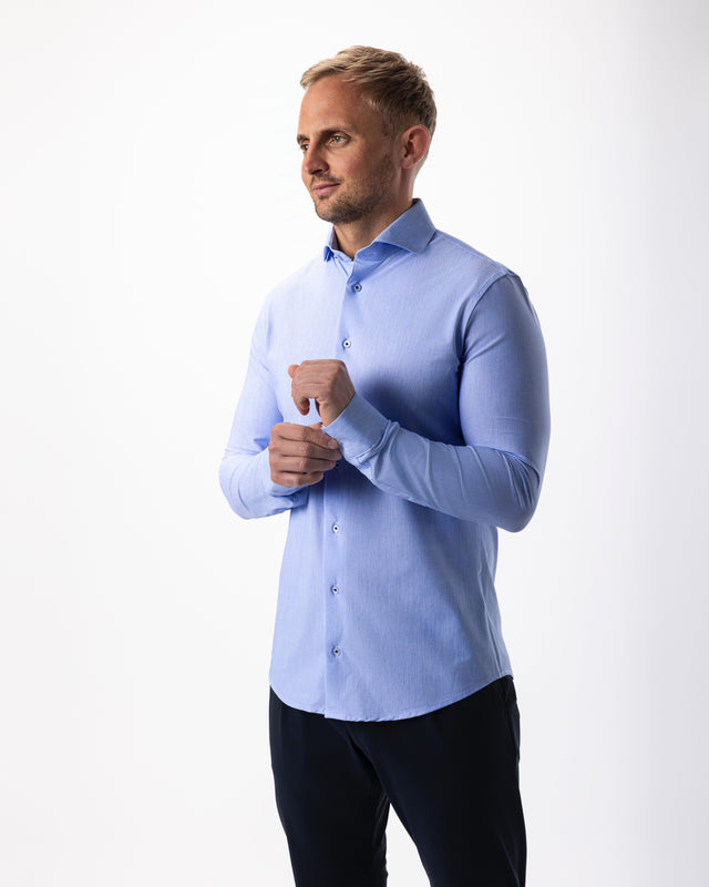 IOS SHIRT - LIGHTBLUE STRIPES