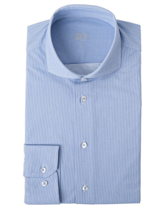 IOS SHIRT - BLUE MINIMAL