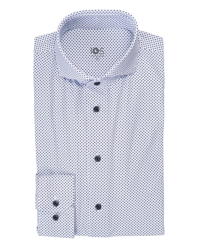 IOS SHIRT - OCEAN BLUE MINIMAL