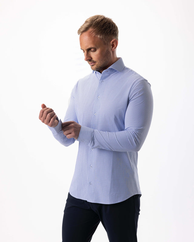 IOS SHIRT - ROYAL/NAVY MINIMAL