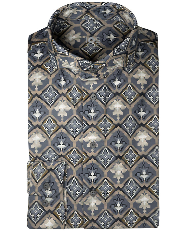 IOS SHIRT - ANTHRACITE DESIGN