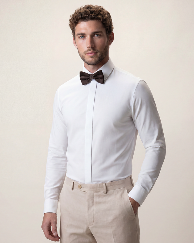 IOS SHIRT - IVORY WEDDING WHITE
