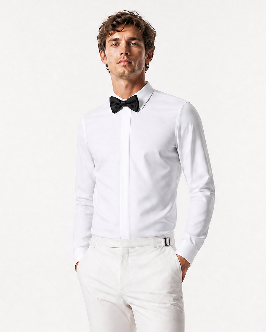IOS SHIRT - IVORY WEDDING WHITE