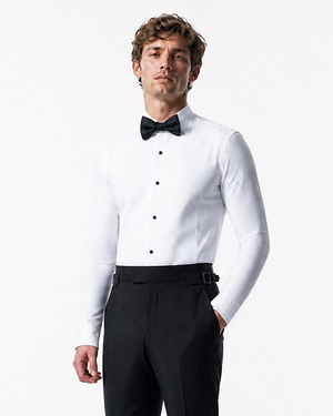 IOS SHIRT SMOKING - IVORY WHITE