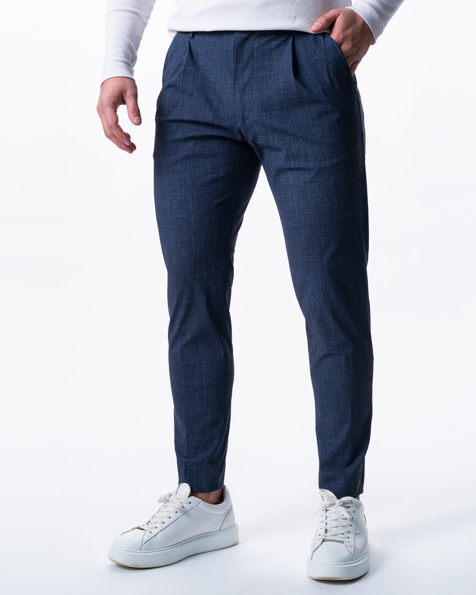 IOS PANTS modern - STEEL BLUE