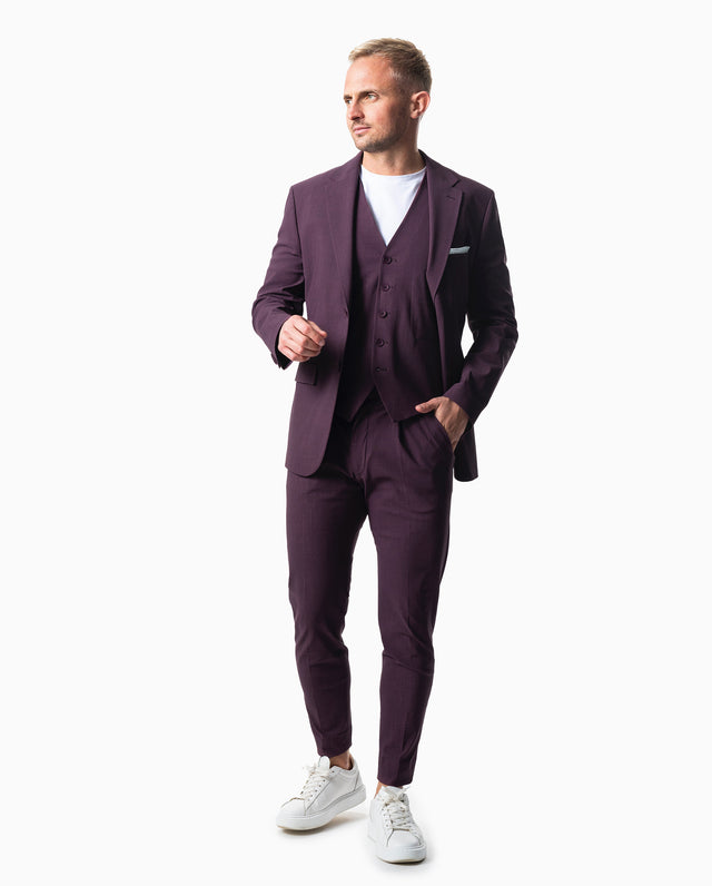 IOS PANTS modern - DARK LILA