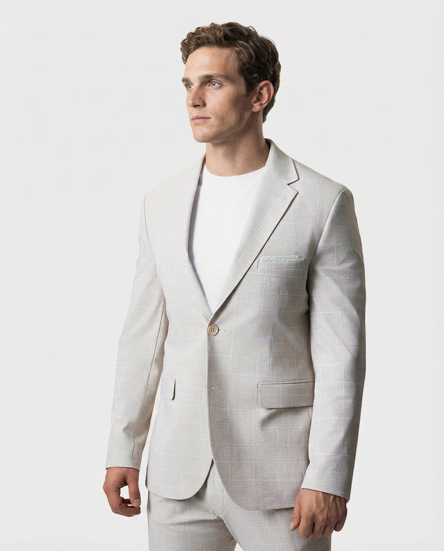 IOS JACKET - BEIGE KARO