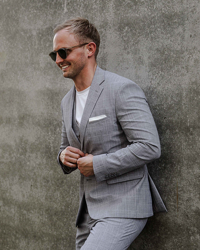 IOS JACKET - LIGHT GREY KARO secret