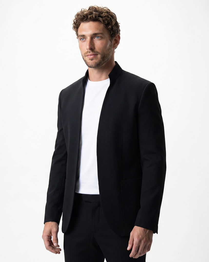 IOS JACKET clean - CZARNY