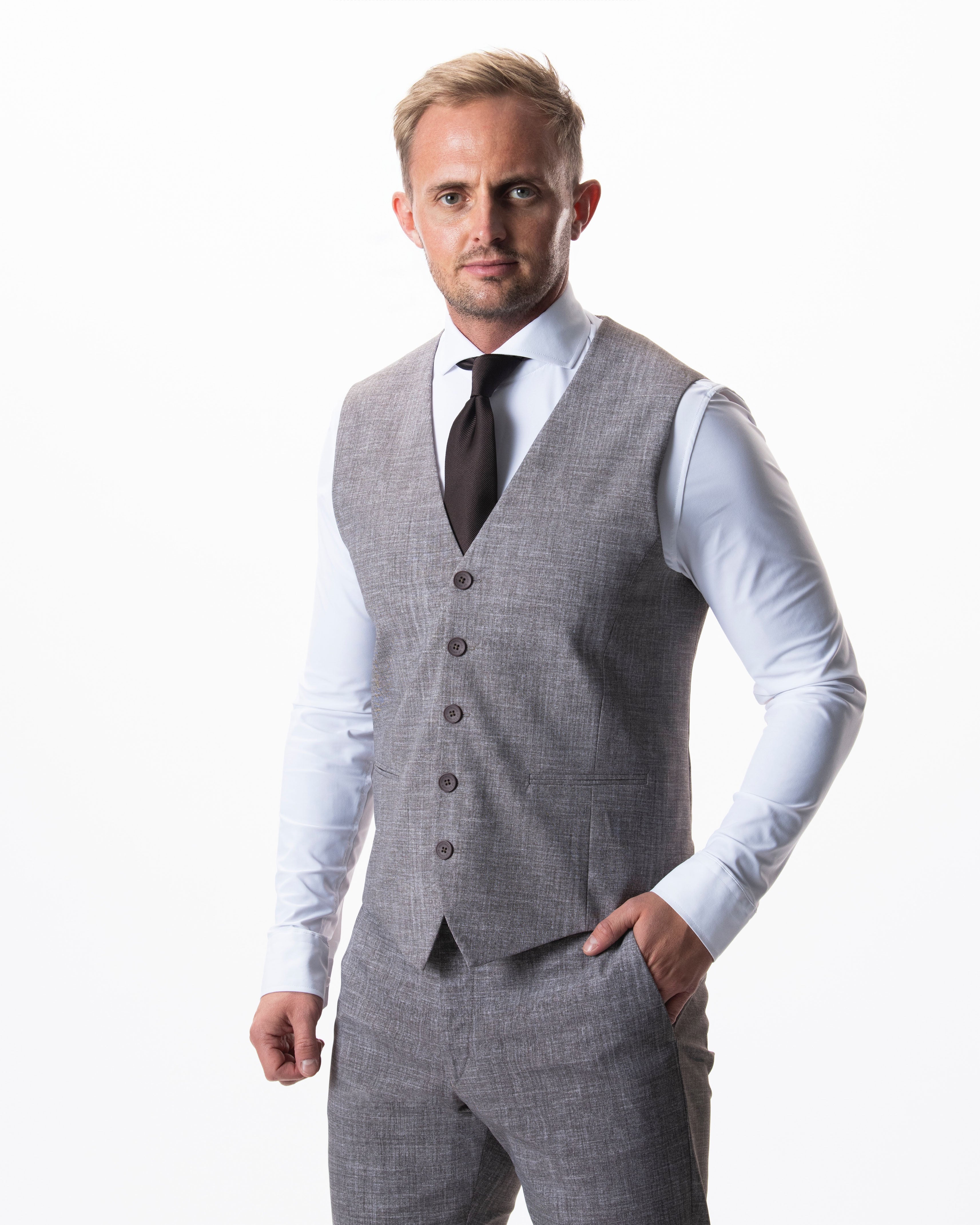 IOS VEST classic - LIGHT BROWN