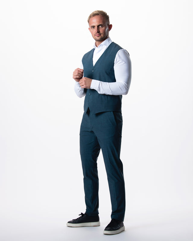 IOS PANTS classic - PETROL BLUE