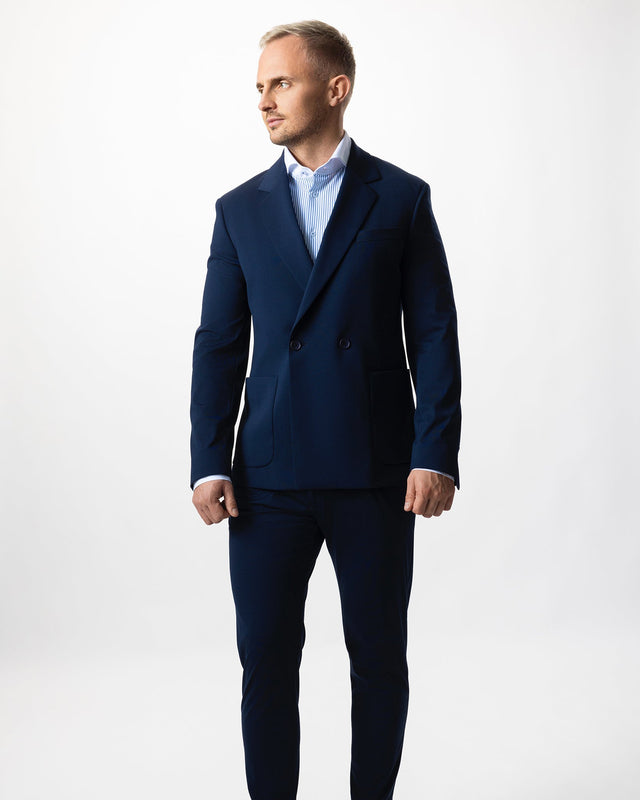 IOS JACKET double breasted - NAVY