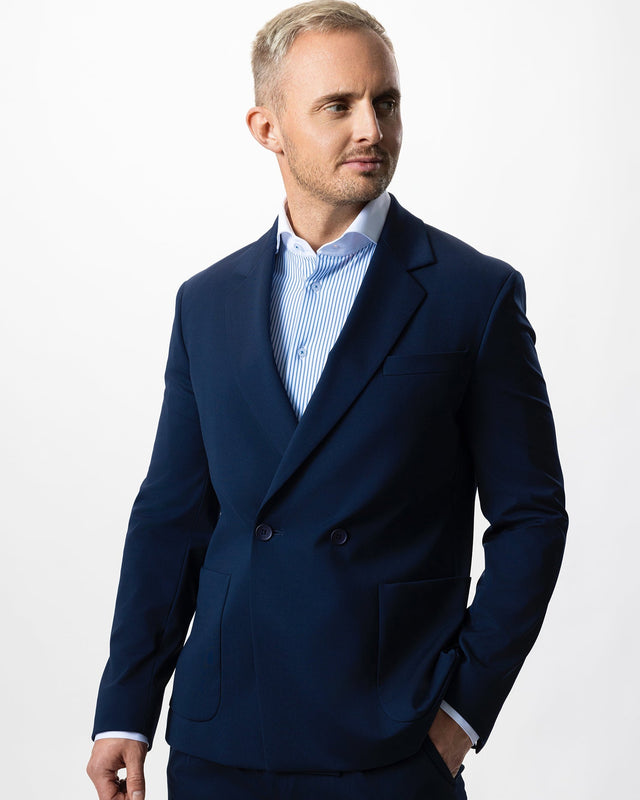 IOS JACKET double breasted - NAVY