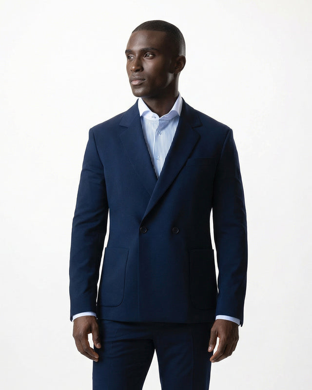 IOS JACKET double breasted - NAVY