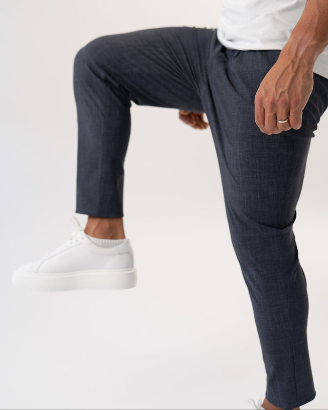 IOS PANTS modern - STEEL BLUE