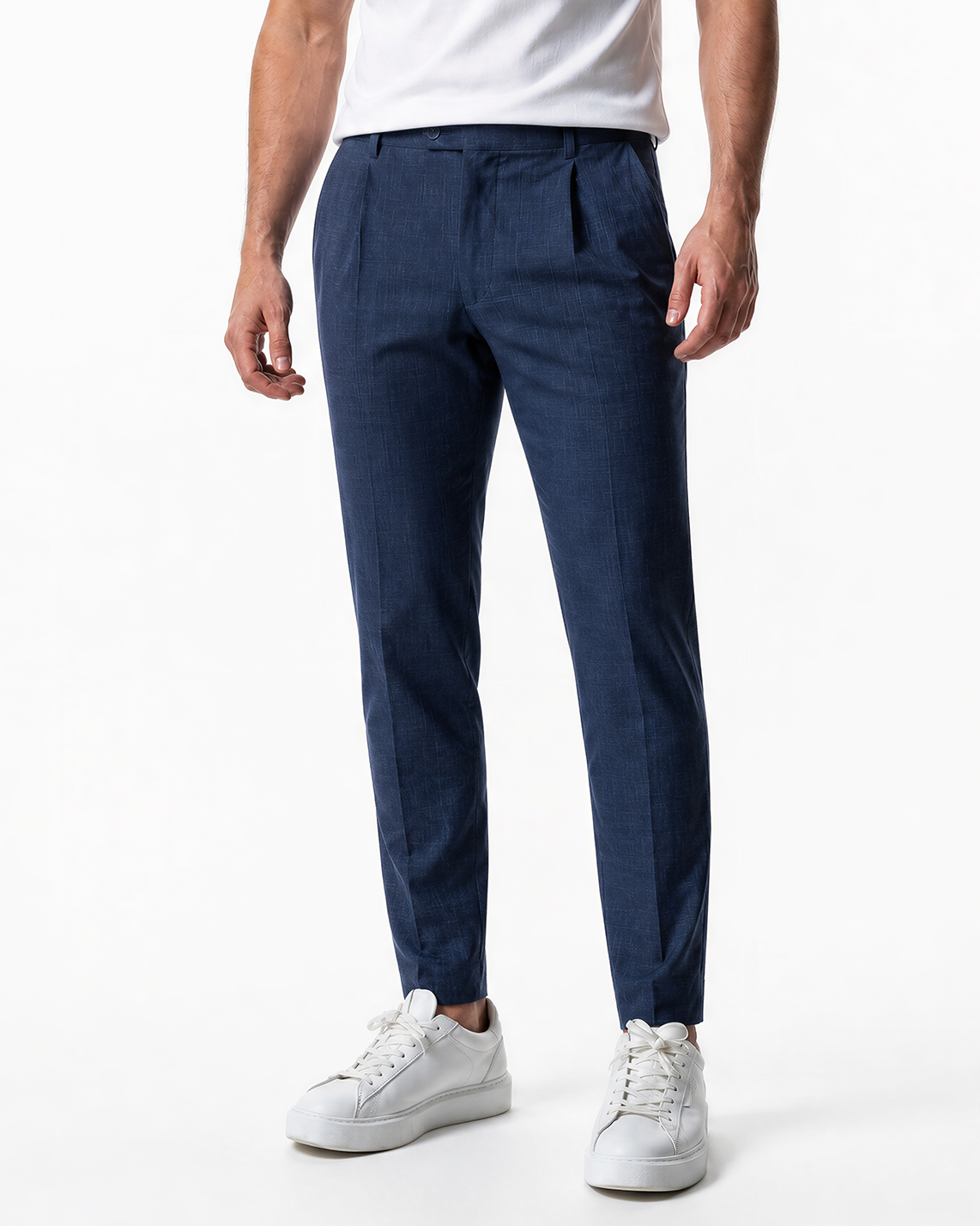 IOS PANTS moderni - BLU ACCIAIO