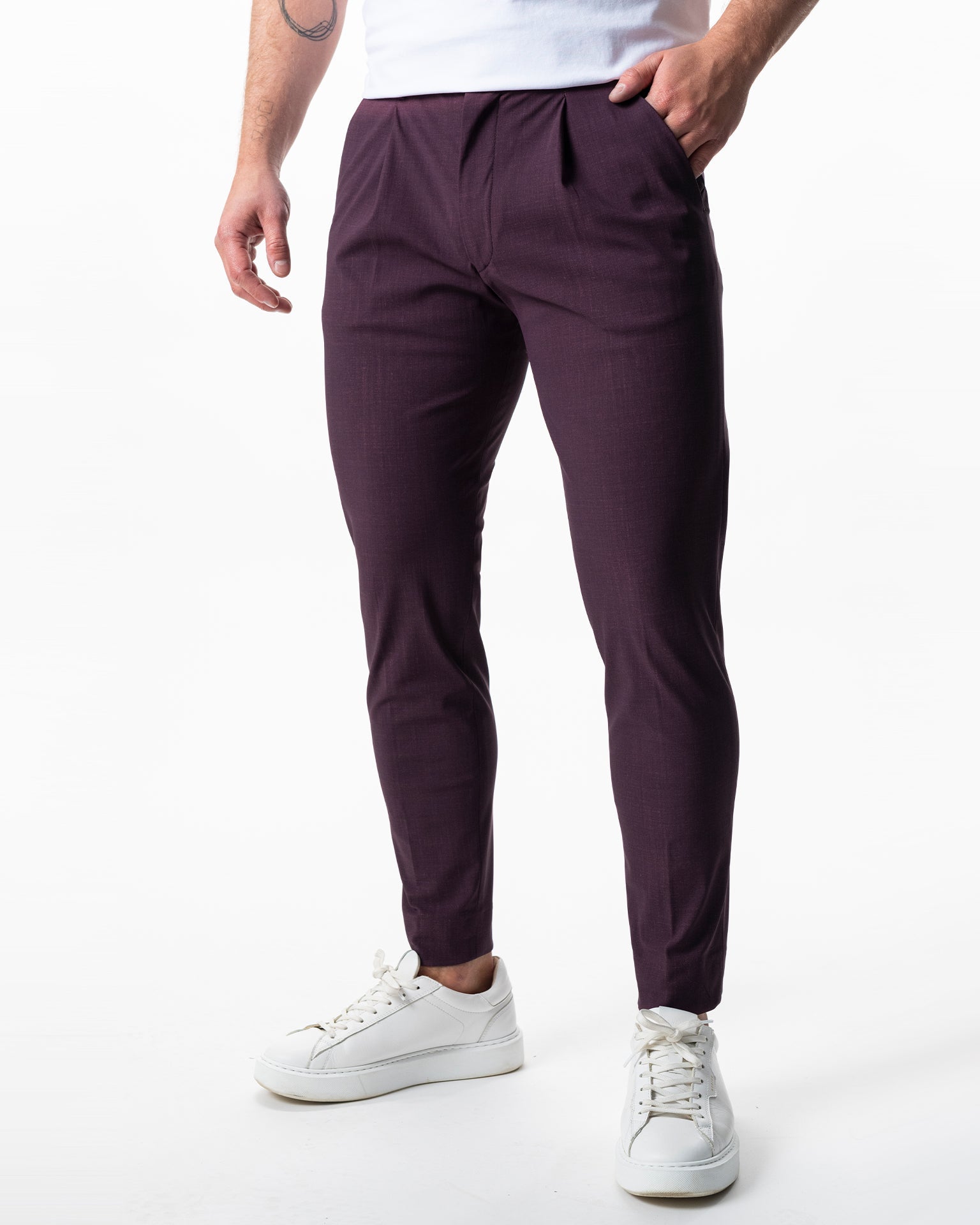 IOS PANTS modern - DARK LILA