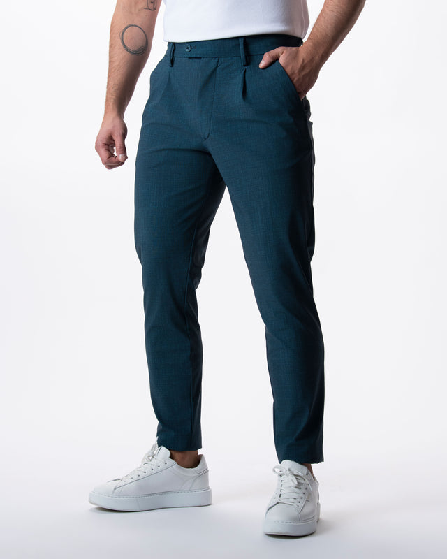 IOS PANTS modern - PETROL BLUE