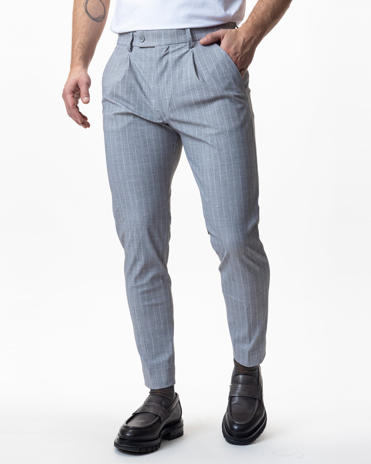 IOS PANTS modern - STONES STRIPE