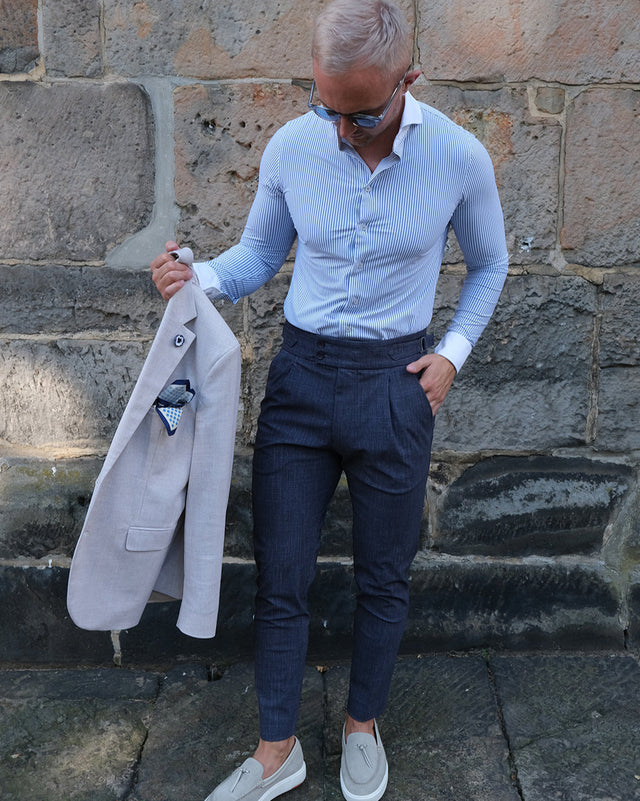 IOS PANTS italiano - STEEL BLUE