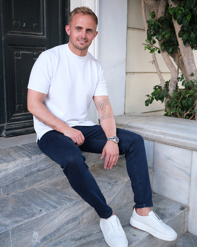 IOS JEANS - DARK BLUE CLEAN WASH