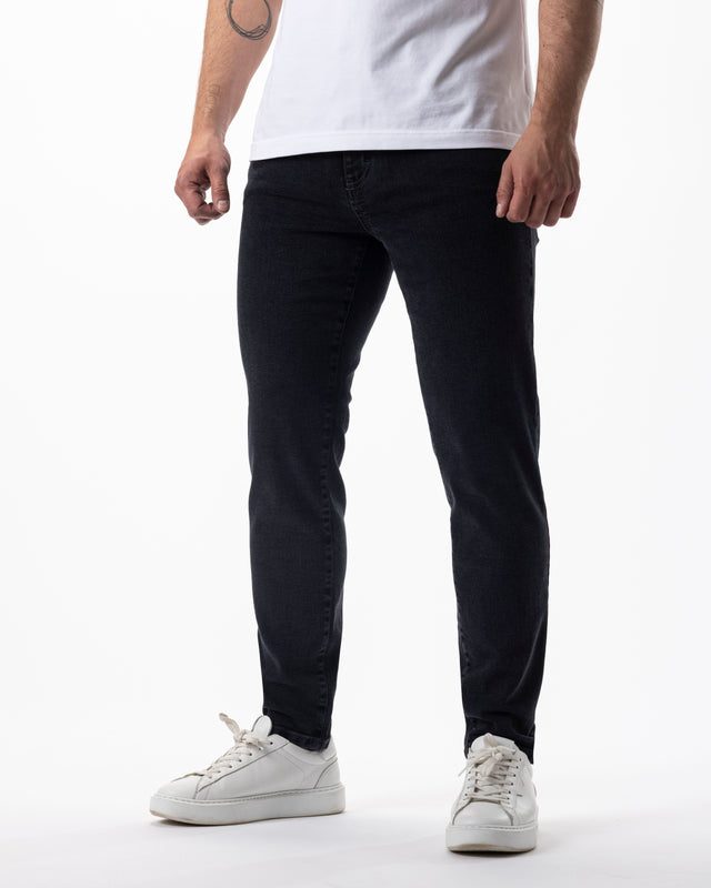 IOS JEANS - DARK GREY STONE WASH