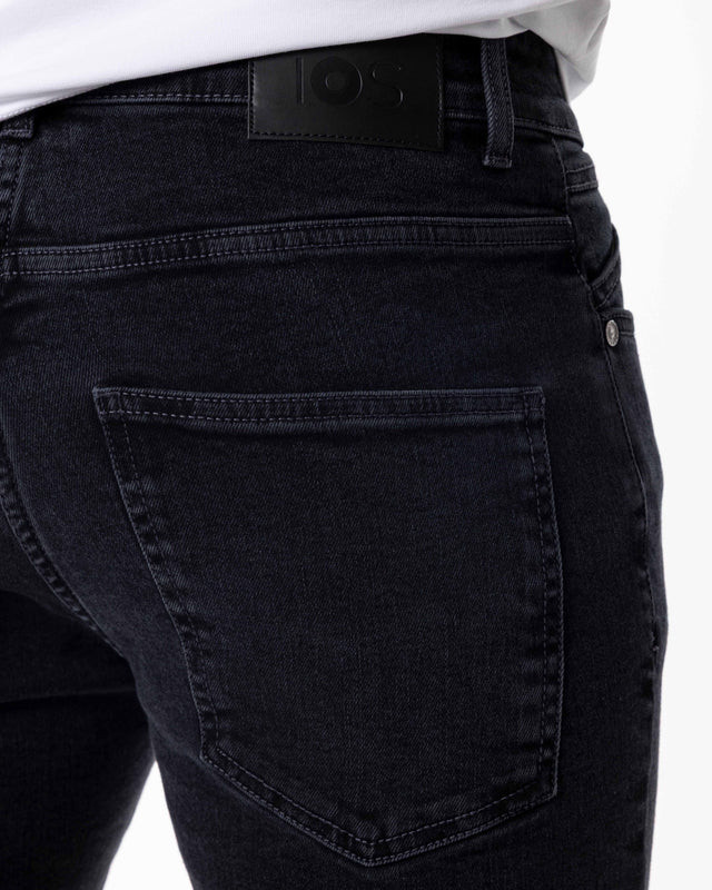 IOS JEANS - DARK GREY STONE WASH
