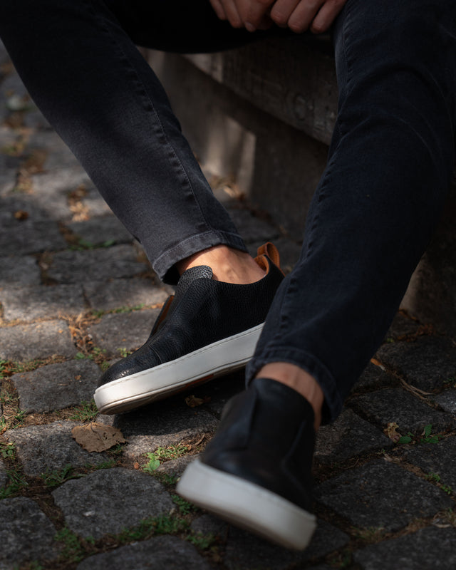 IOS JEANS - DARK GREY STONE WASH