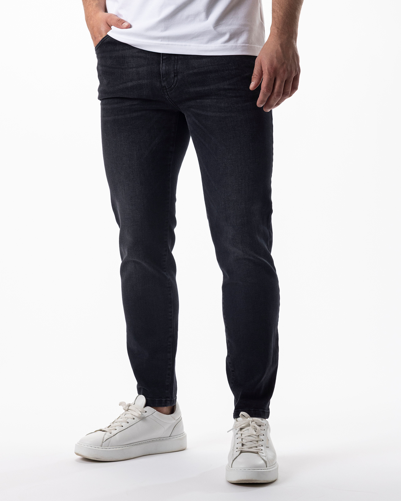 IOS JEANS - DARK GREY USED