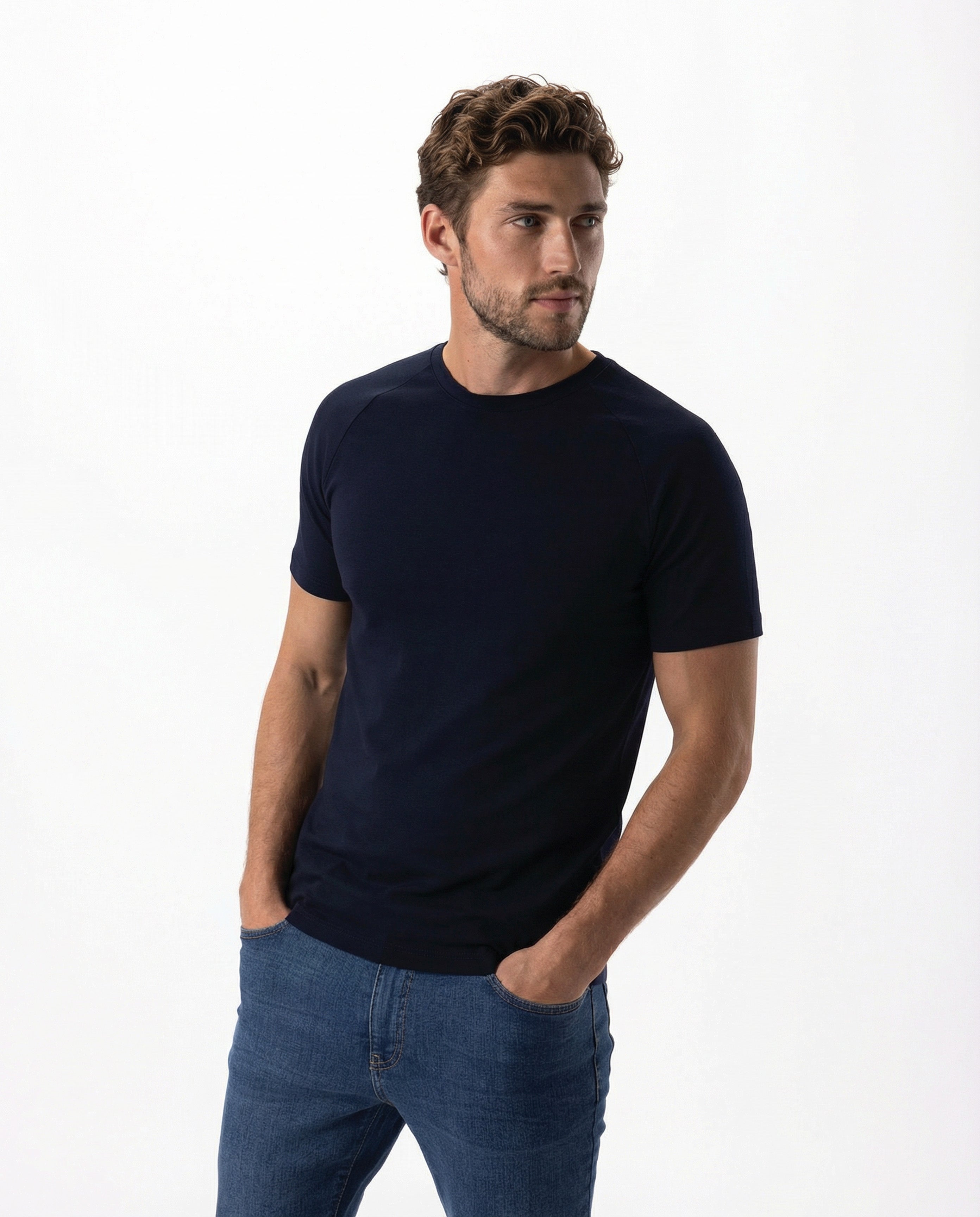IOS T-SHIRT - NAVY