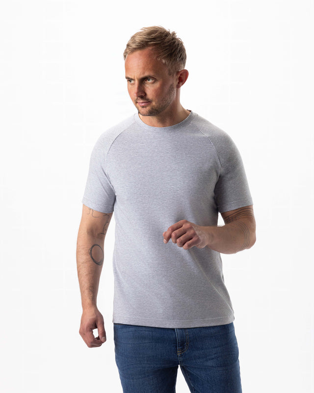 IOS T-SHIRT - LIGHT GREY MELANGE