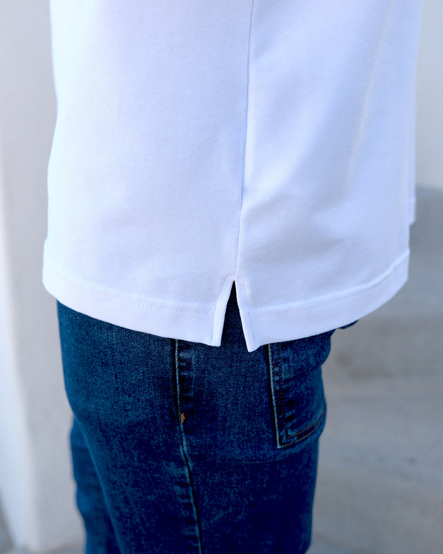 IOS T-SHIRT high neck - WHITE