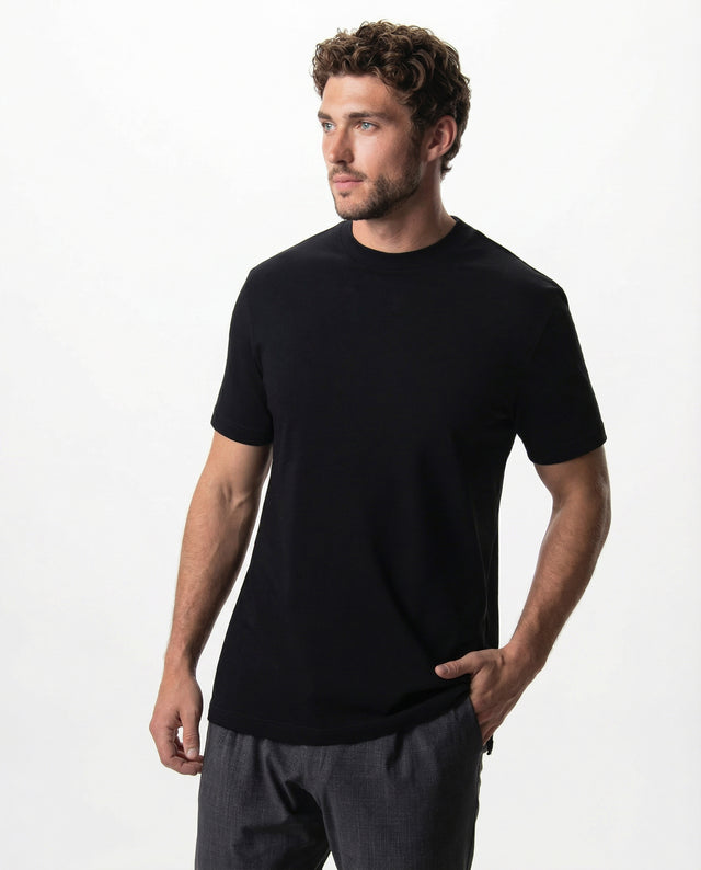 IOS T-SHIRT high neck - BLACK