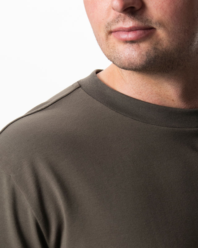 IOS T-SHIRT oversized - OLIVE