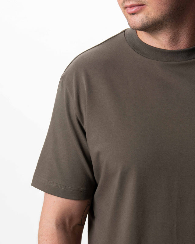 IOS T-SHIRT oversized - OLIVE