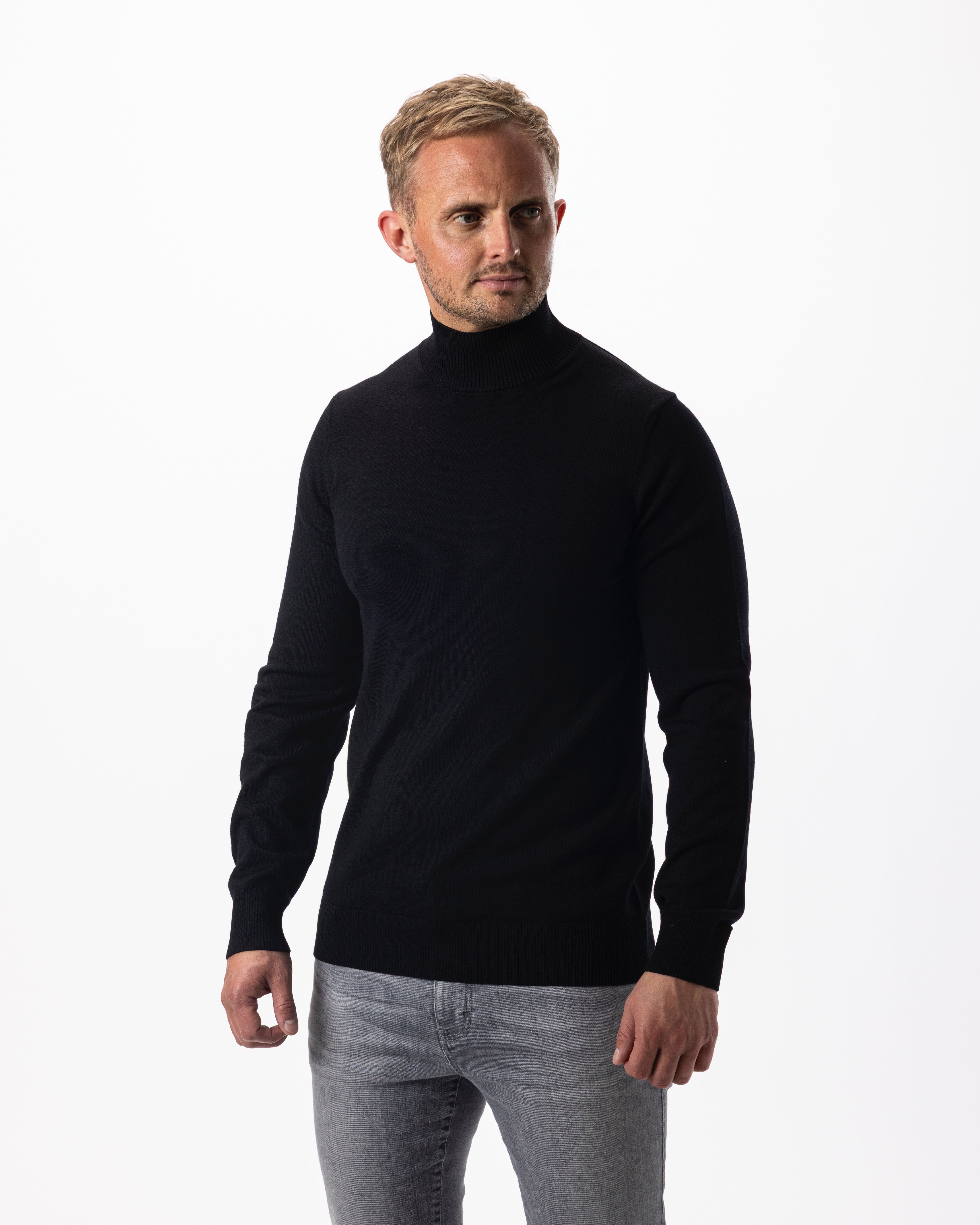 IOS TURTLE merino - BLACK