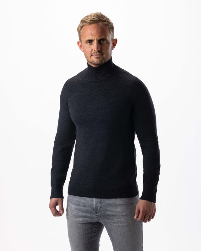 IOS TURTLE merino - DARK GREY MEL.