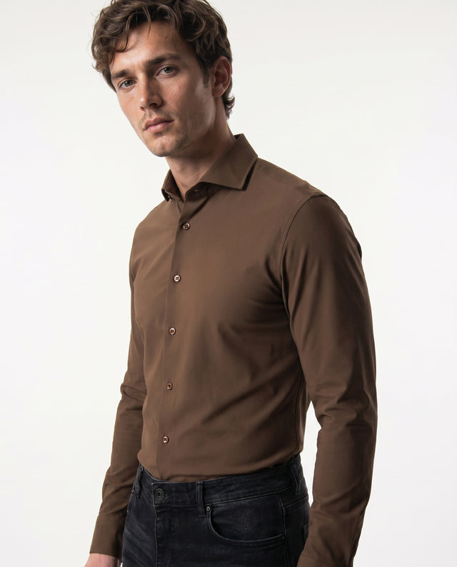 IOS SHIRT - CAMEL