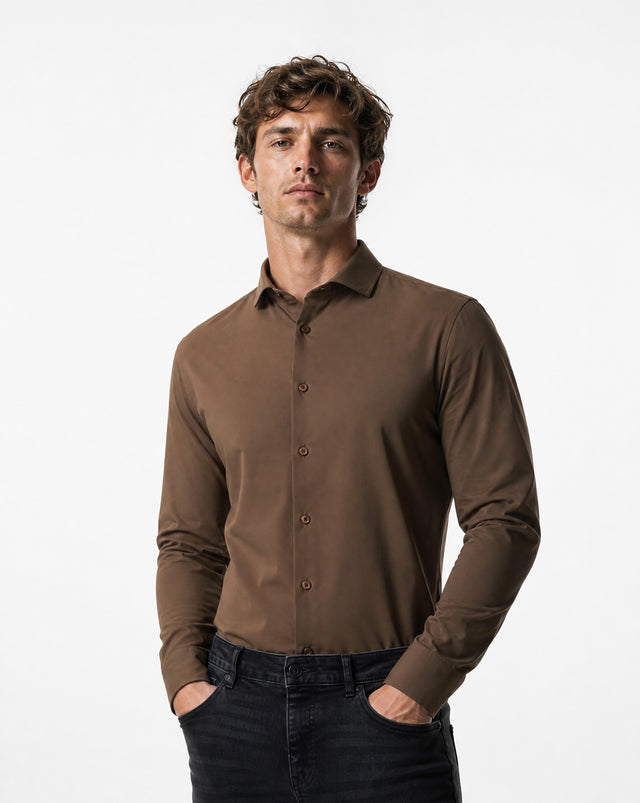 IOS SHIRT - CAMEL