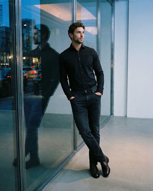 IOS SHIRT - MIDNIGHT BLACK