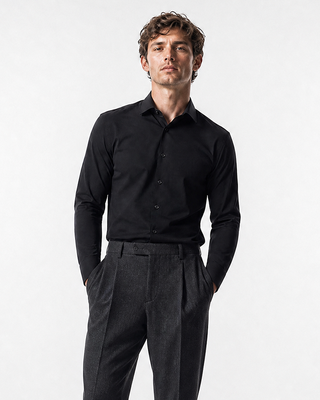 IOS SHIRT - MIDNIGHT BLACK