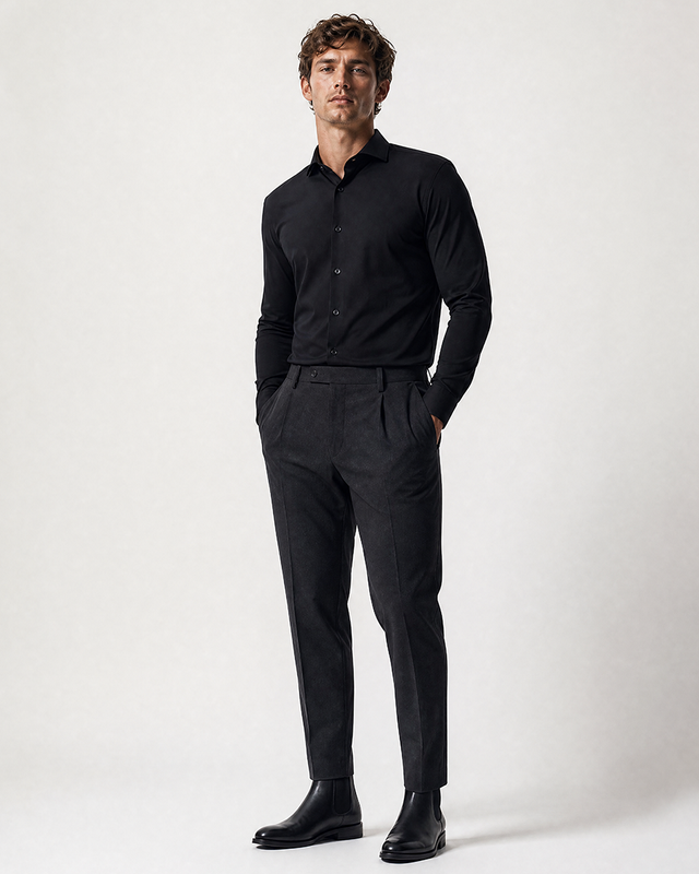 IOS SHIRT - MIDNIGHT BLACK