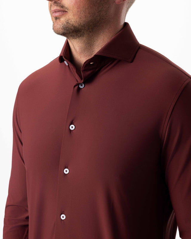 IOS SHIRT -  BURGUNDY