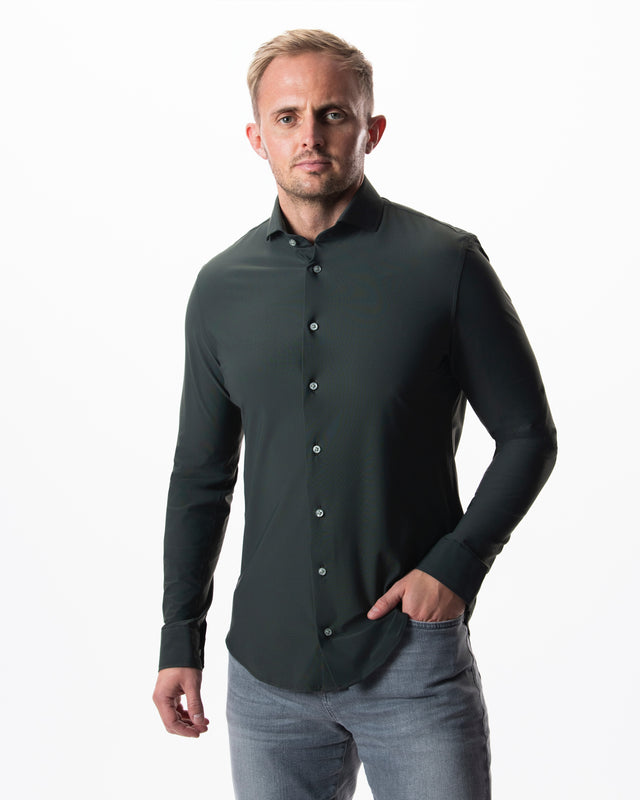IOS SHIRT - BOTTLE GREEN