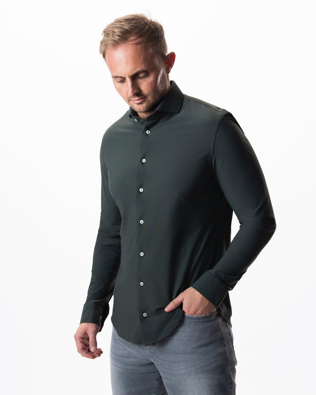 IOS SHIRT - BOTTLE GREEN
